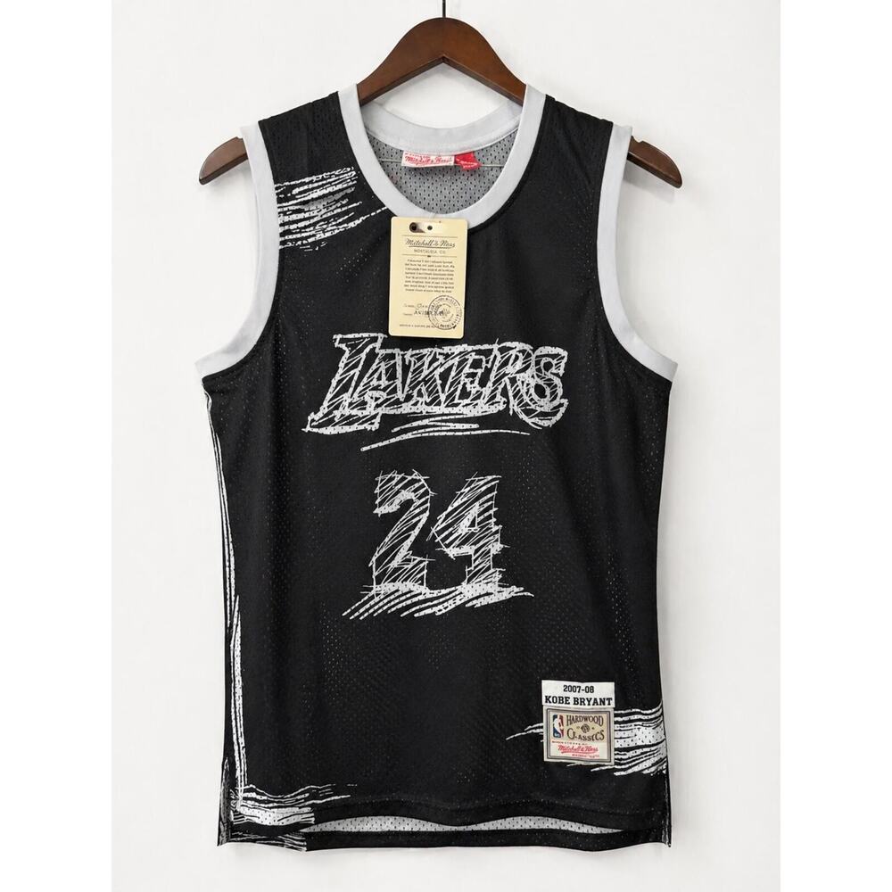 Kobe Bryant Mitchell & Ness Lakers Jersey Black 44 L NWT